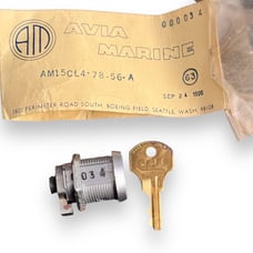 RAR AVIA MARINE CYLINDER-CAM LOCK AM15CL4-78-56- A #000034 SEP 24 1990