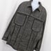 NWOT! ECKO UNLTD! BLACK/CREAM WEAVE DENIM, OVERSIZE HIP HOP JEANS JACKET! SZ 2XB