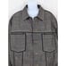 NWOT! ECKO UNLTD! BLACK/CREAM WEAVE DENIM, OVERSIZE HIP HOP JEANS JACKET! SZ 2XB