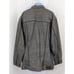 NWOT! ECKO UNLTD! BLACK/CREAM WEAVE DENIM, OVERSIZE HIP HOP JEANS JACKET! SZ 2XB