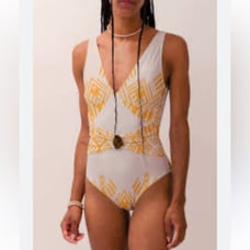 Averie Amber Plunge Swimsuit