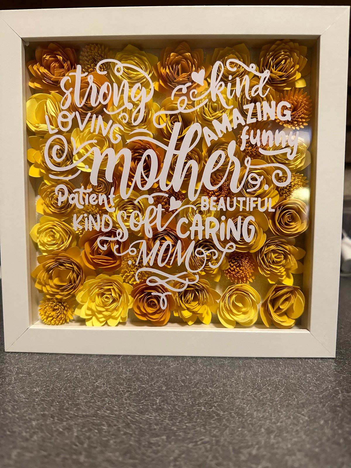 Mom shadow box