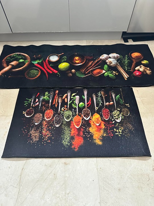 Artistic and Colorful Kitchen Rugs for Floor Non Slip Kitchen Rugs and Mats