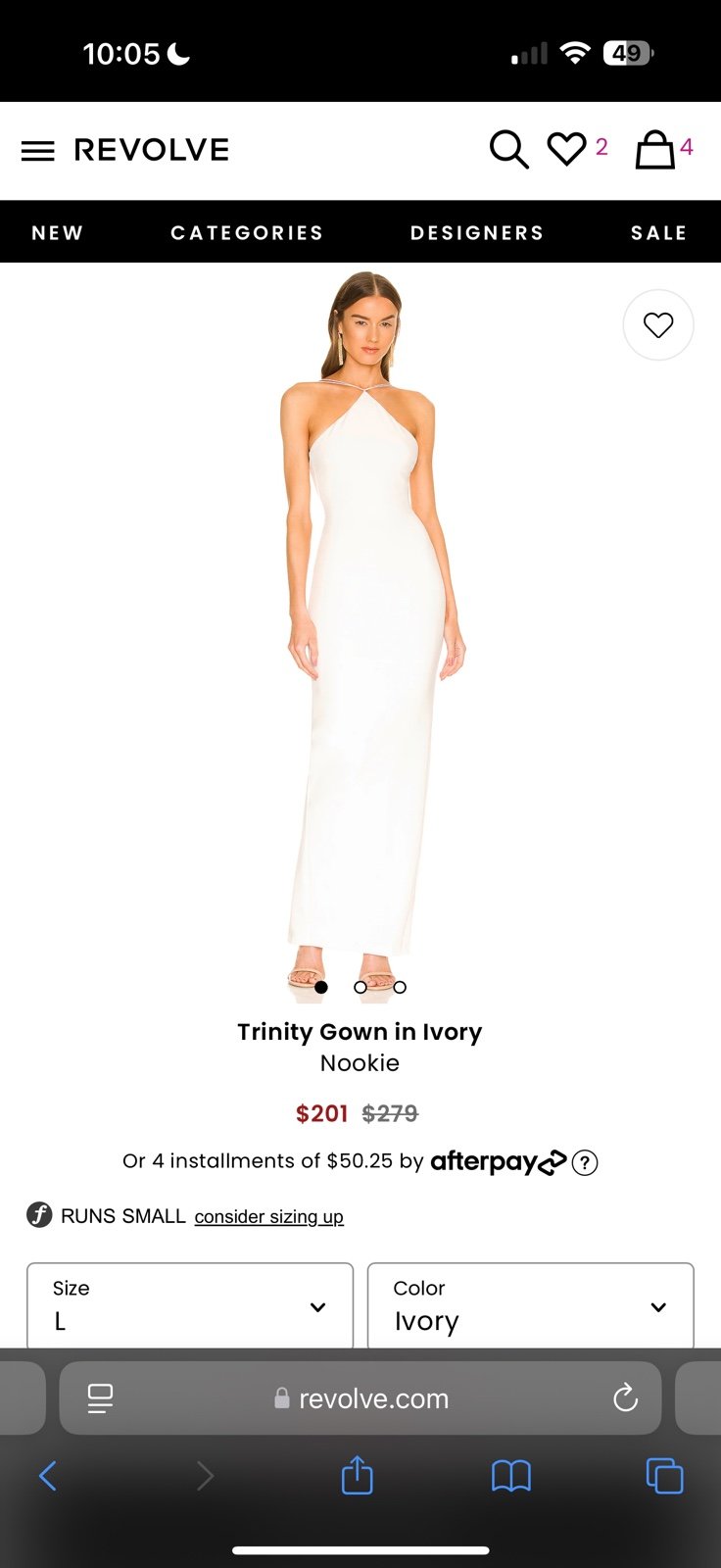 White dress