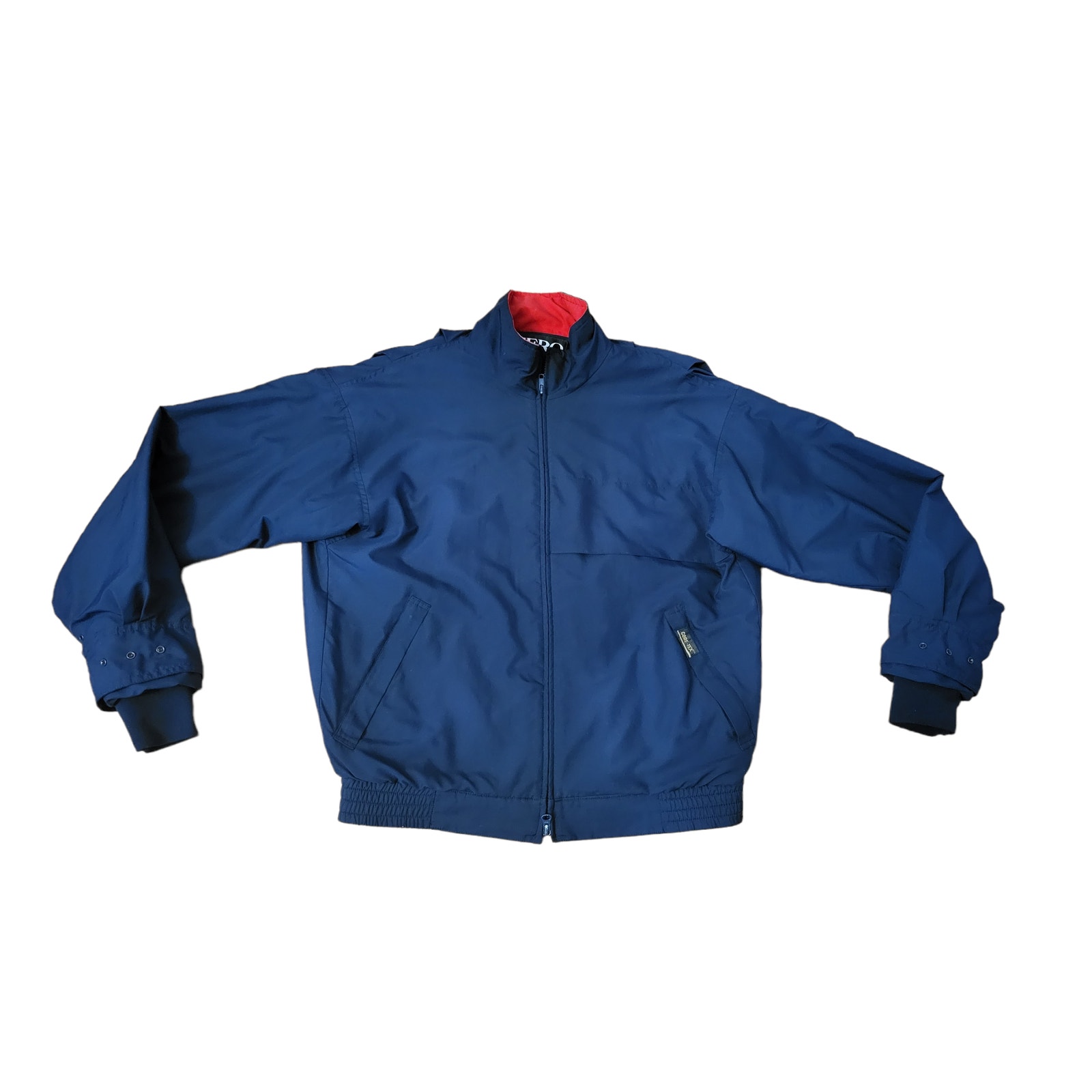 Zero Restriction Blue Mens Medium Full Zip WIndbreaker Jacket.