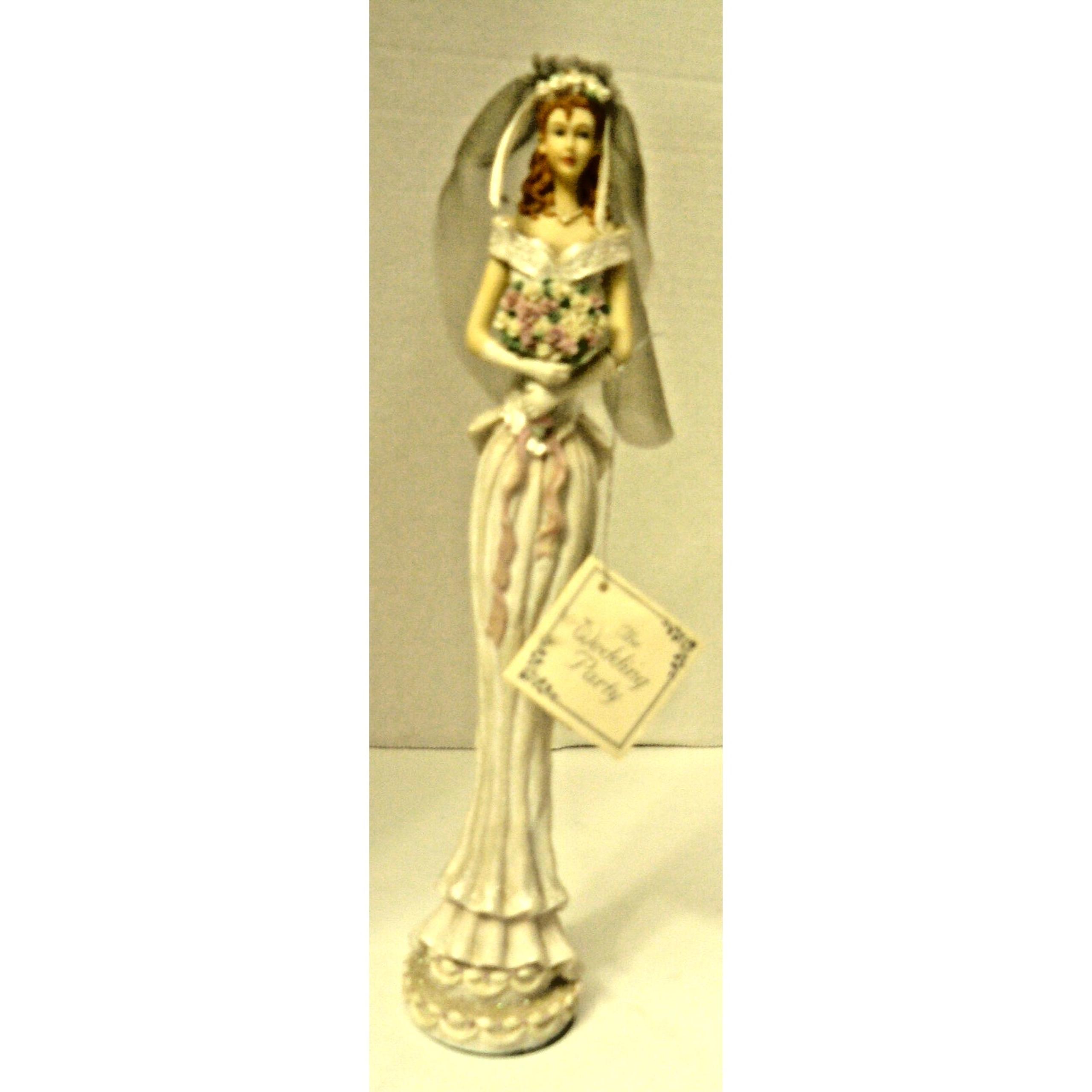 Ganz Bride Wedding Party Figurines 11" -Tall Vintage See