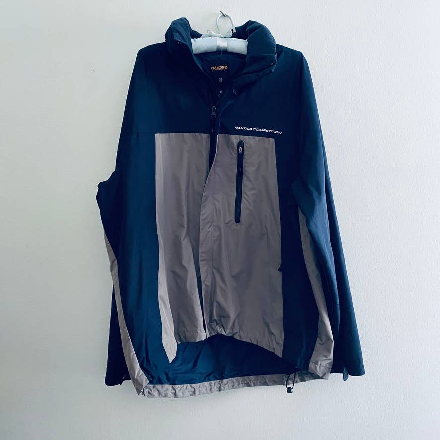 On sale Nautica Competition navy windbreaker jacket