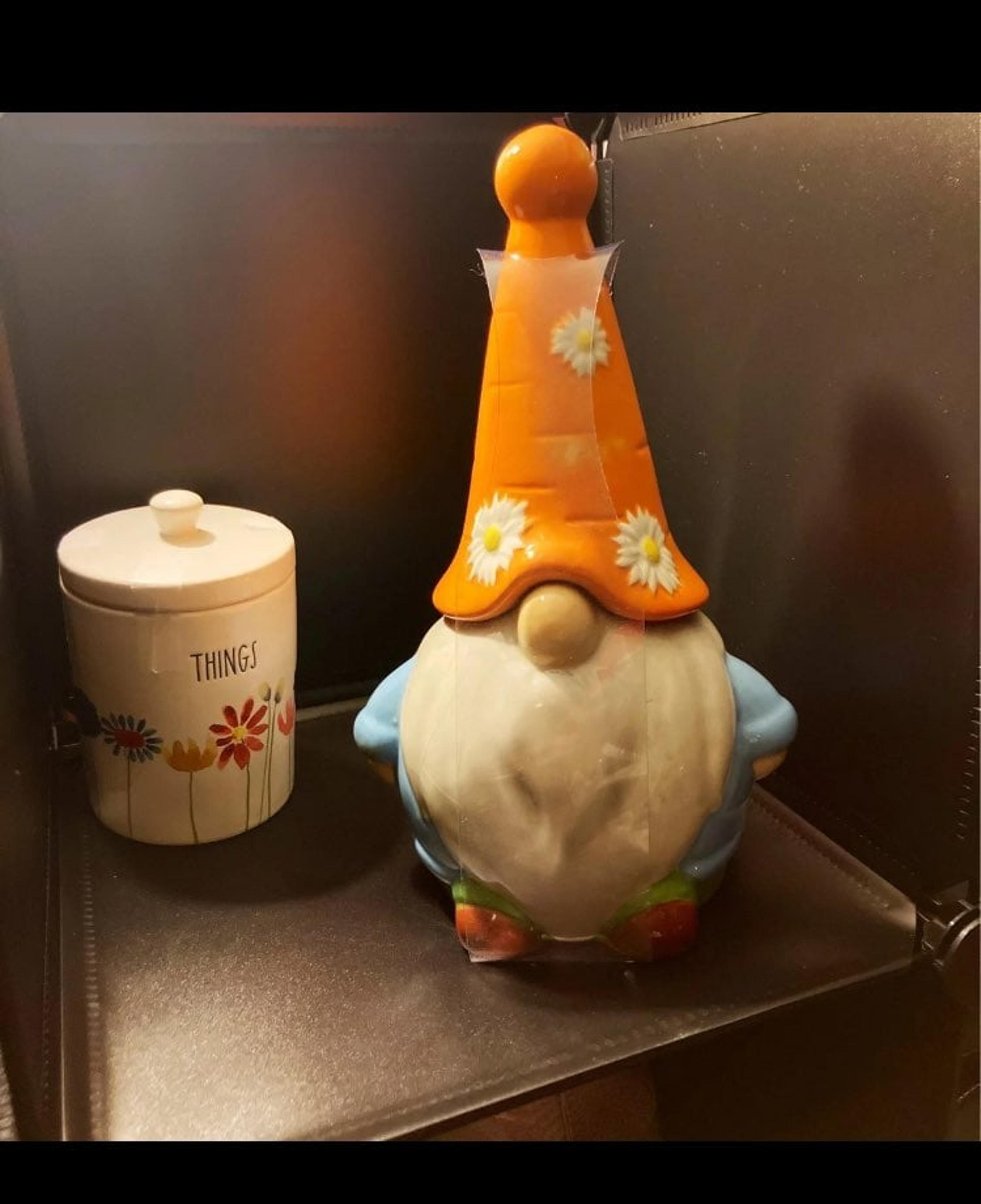 Spring Gnome Cookie Jar - Marshalls