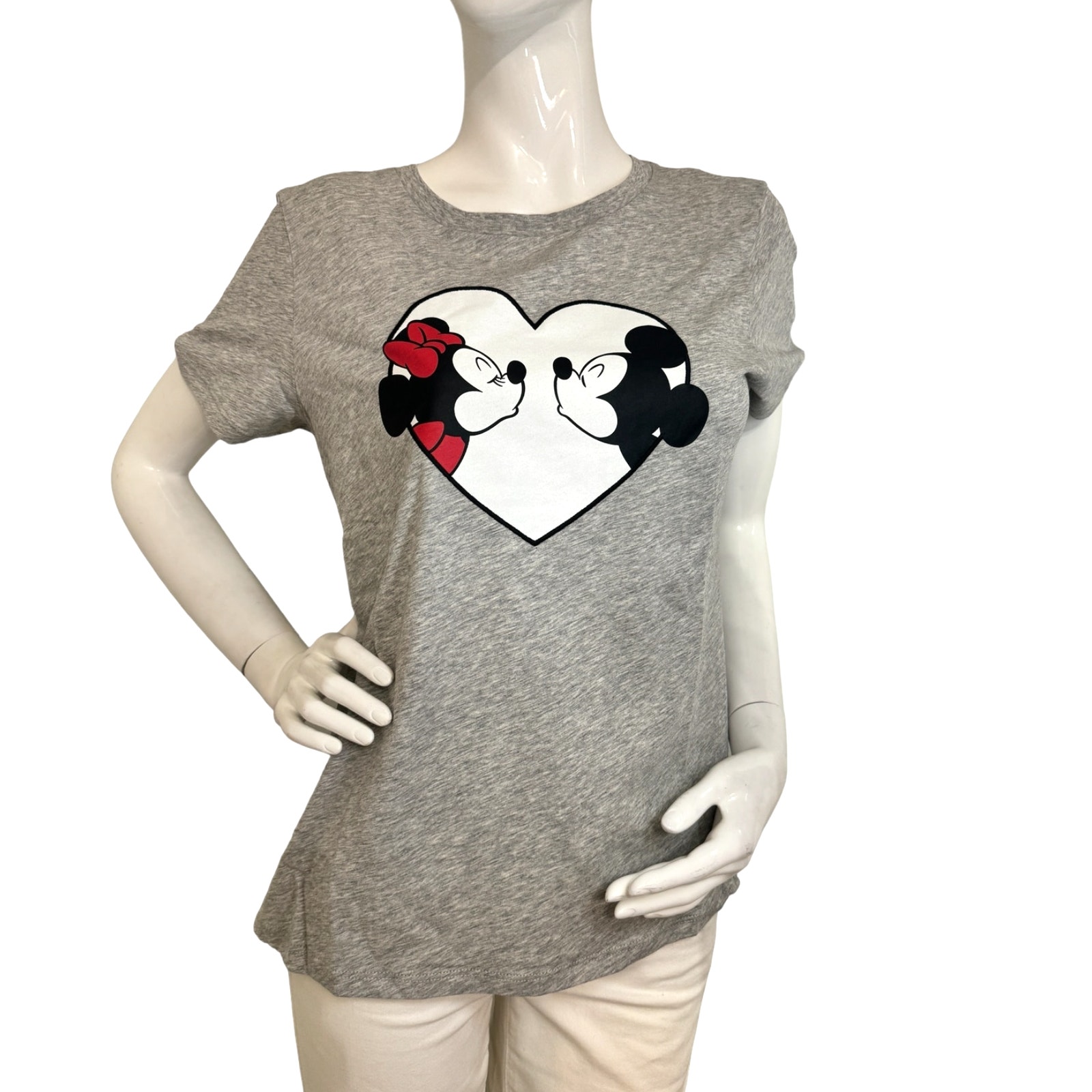 Kate Spade Sweethearts Minnie Tee (Grey Melange) X- Large