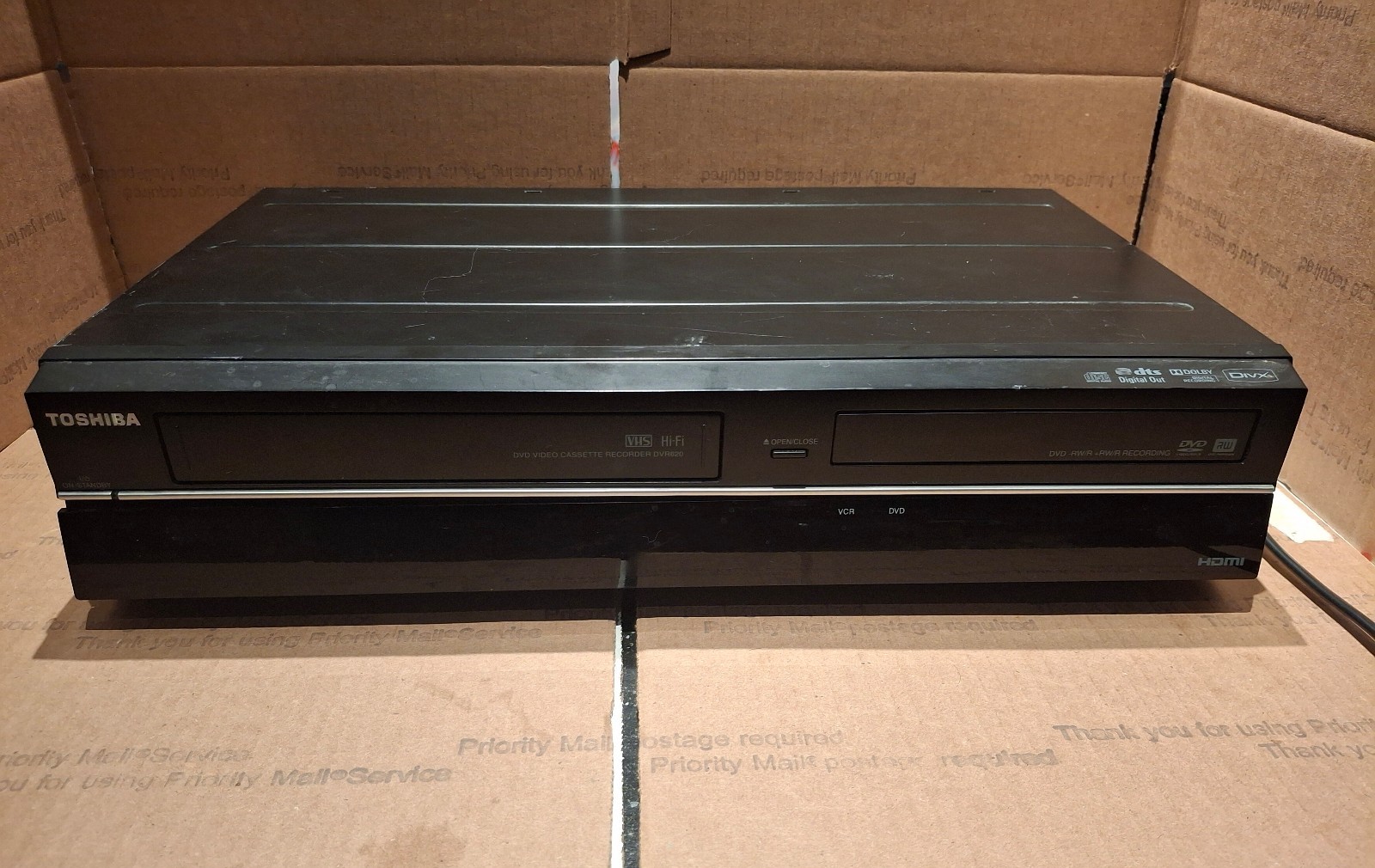 Toshiba DVR620KU VCR/DVD Recorder Combo HDMI VHS Player