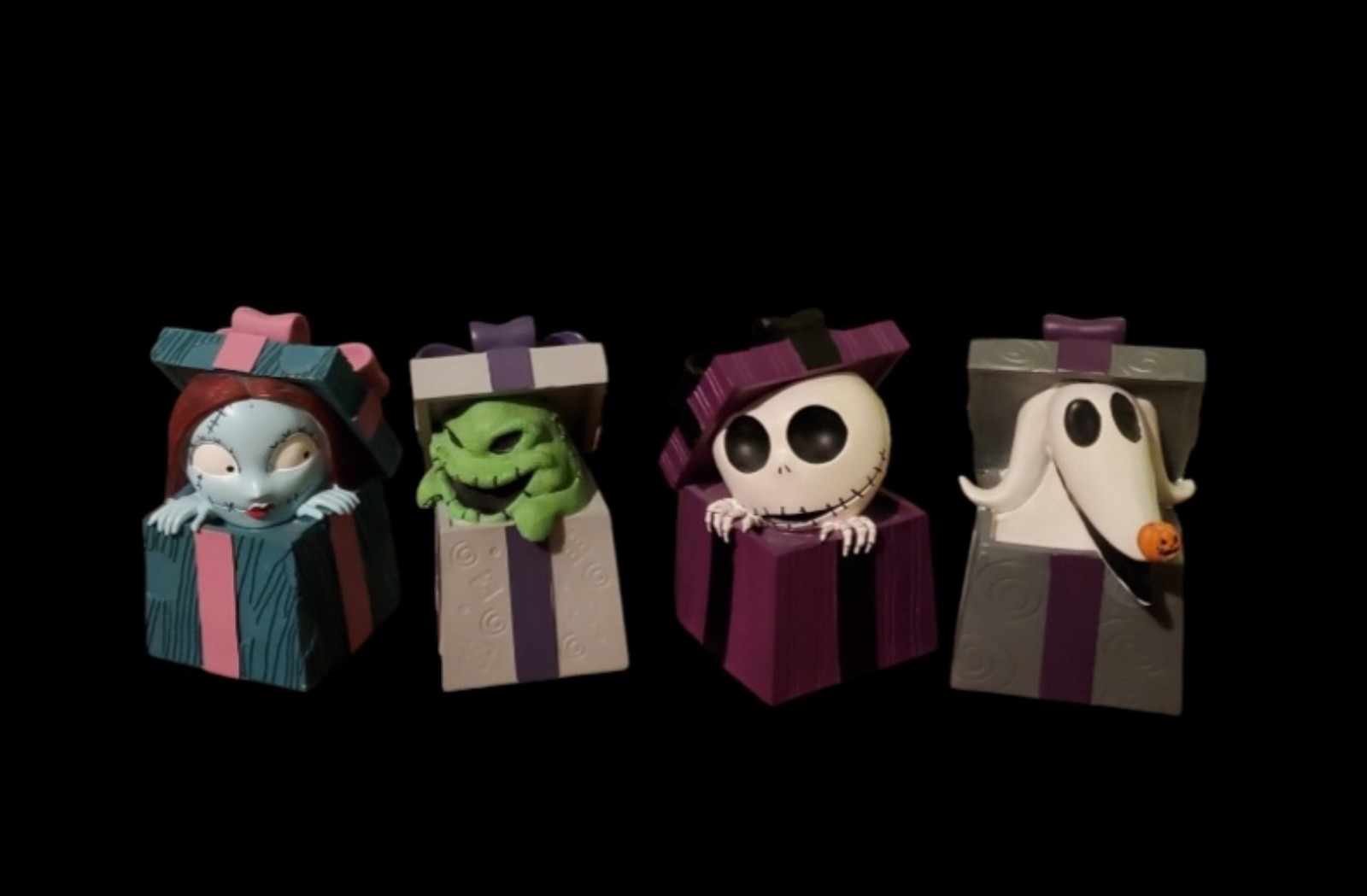 2021 Nightmare Before Christmas “Walgreens” Resin Present Jack Sally Zero Oogie