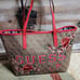 Guess Vikky Signature Floral Tote w/ Matching Pouch