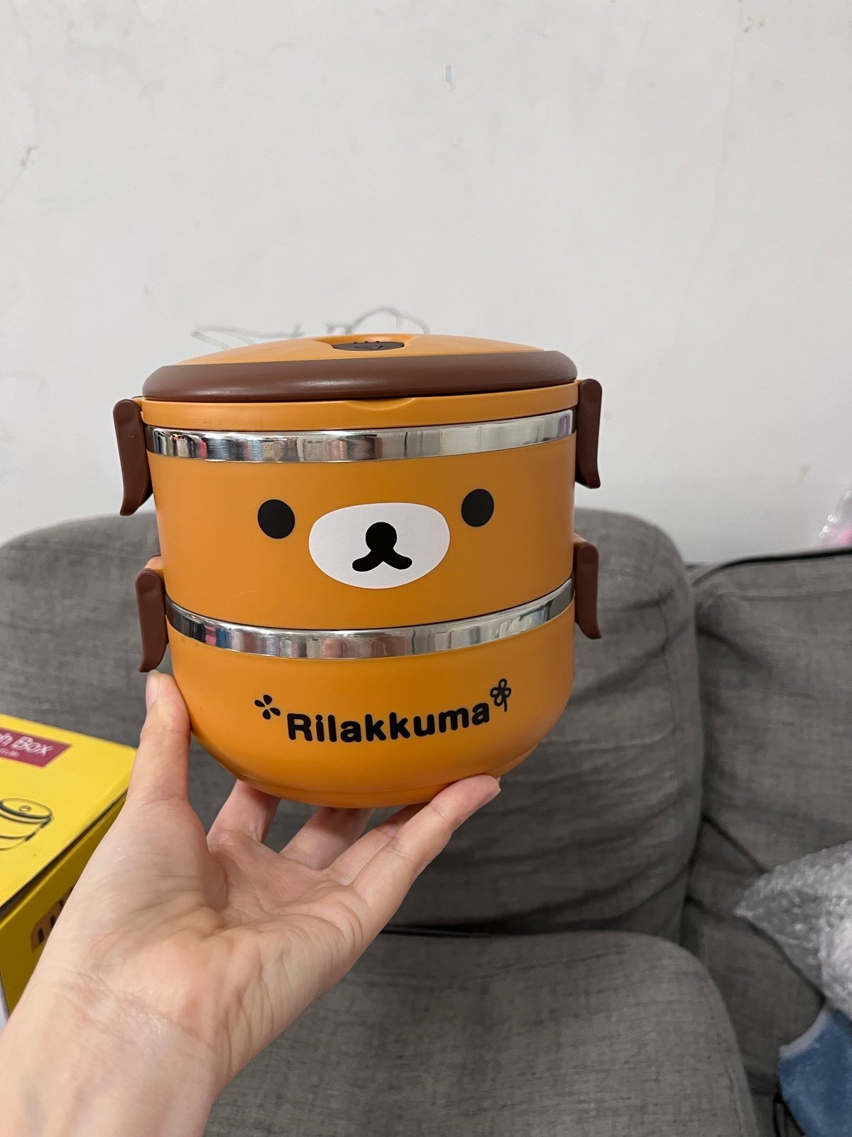2 tiers Rilakkuma bento box