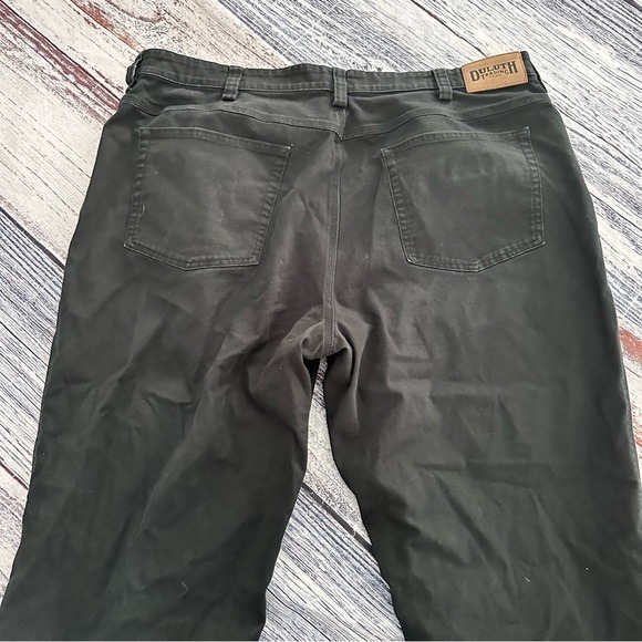 Duluth Trading Company Flex Fire Hose Black Cotton Canvas Pants