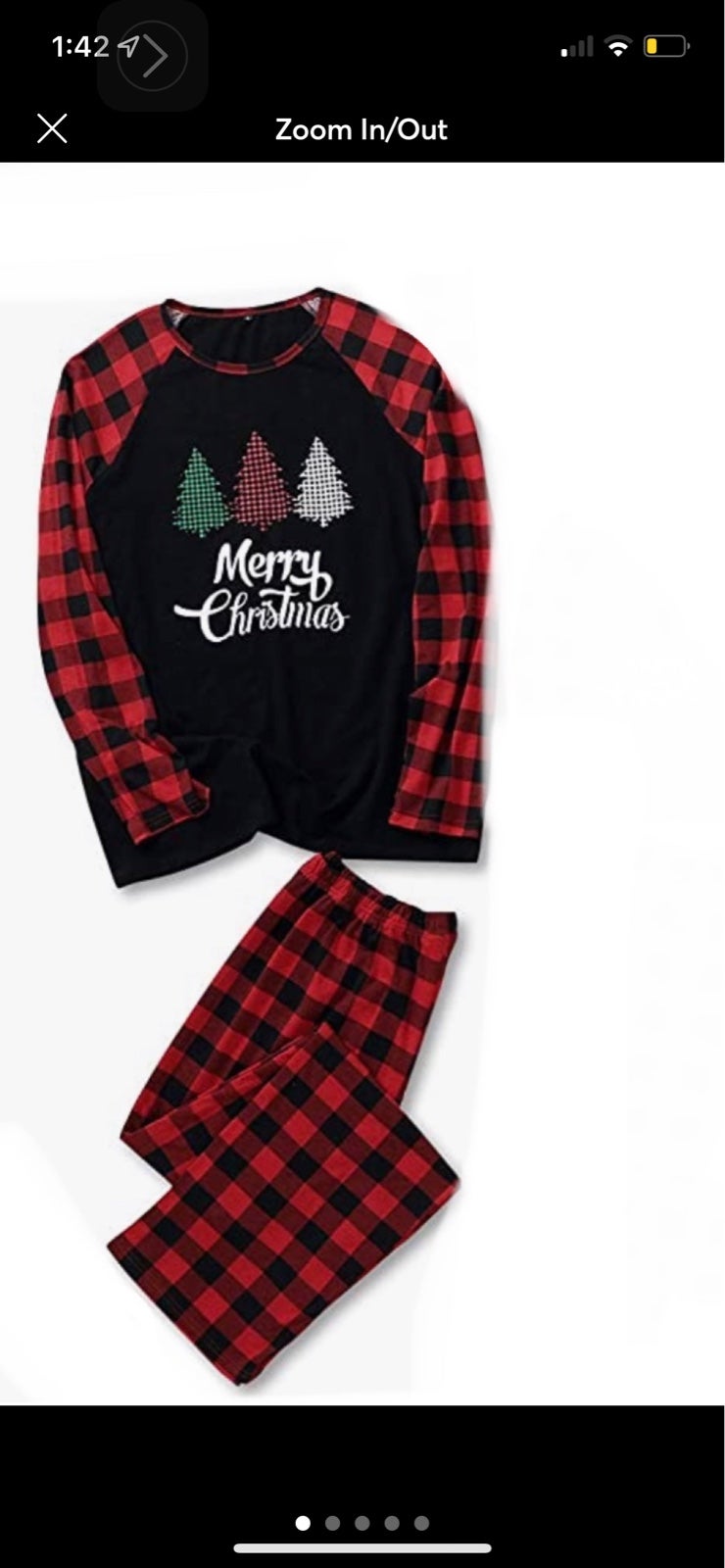 Christmas XL Pajama Set (SET OF TWO PJS, BOTH XL)