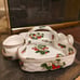 Vintage 3-Piece Hammersley Strawberry Ripe Berry Basket
