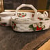 Vintage 3-Piece Hammersley Strawberry Ripe Berry Basket