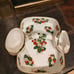 Vintage 3-Piece Hammersley Strawberry Ripe Berry Basket