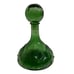 Vintage ITALIAN GLASS CAPTAIN'S DECANTER - Green - DON'T GIVE UP THE SHIP