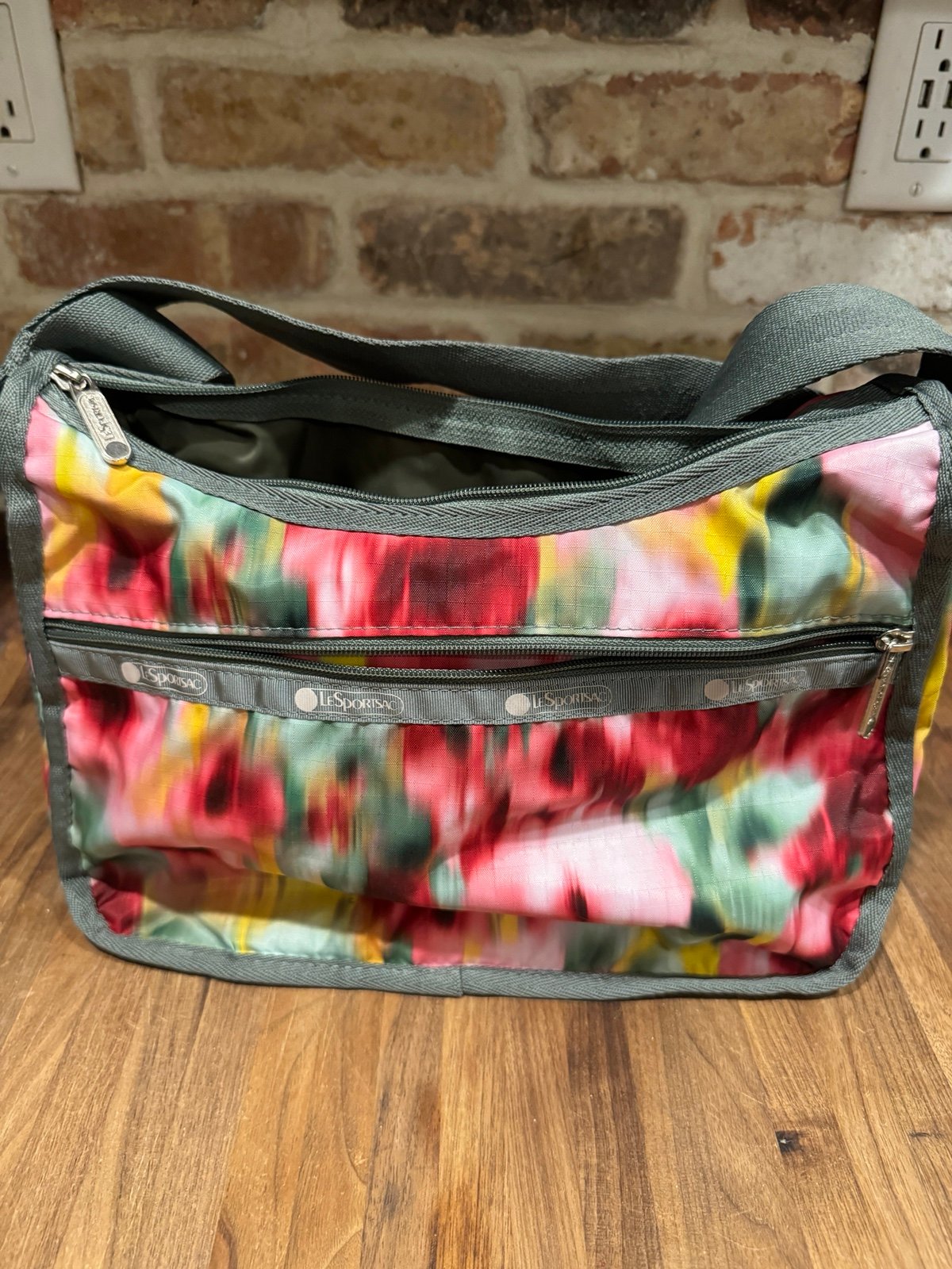 LeSportsac Chasing Flowers Classic Hobo, Soft-Focus Flowers, Art In Motion
