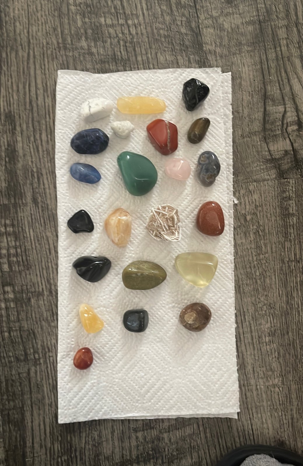 Gems and crystals