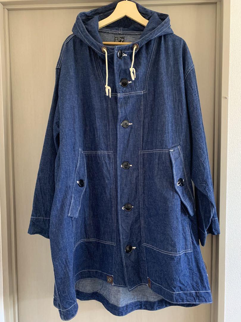 orslow (Oアスロウ) Over Denim Hood Coat