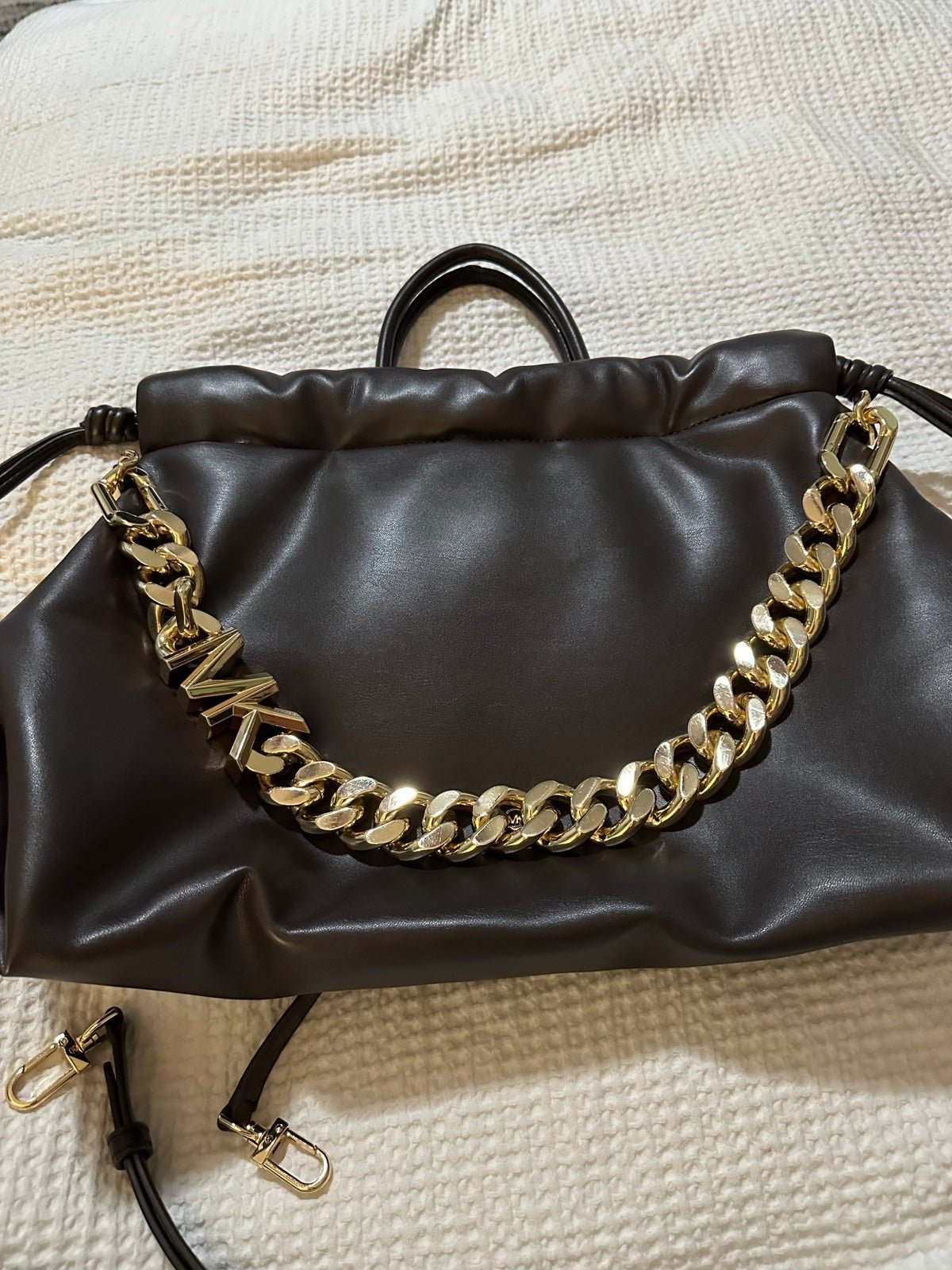 Limited edition Michael Kors leather tote bag