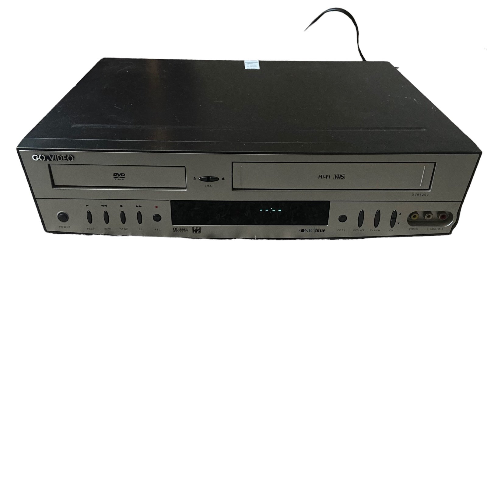 Go Video DVR4200 DVD VHS VCR Combo Video Player Recorder Tested No Remote Black