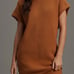 Anthropologie Short-Sleeve Mock Neck Sweater Mini Dress, Size S