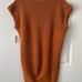 Anthropologie Short-Sleeve Mock Neck Sweater Mini Dress, Size S