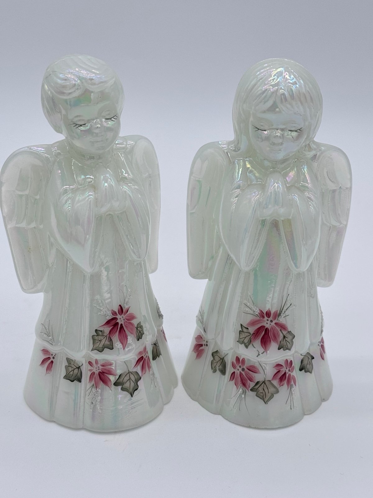 Pair of Fenton angels