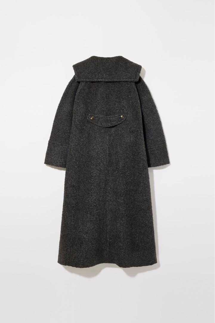Eaphi WESTERN LONG COAT Charcoal Coat