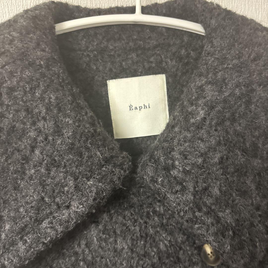 おトク情報がいっぱい！ LONG WESTERN Eaphi COAT Coat Charcoal ジャケット・アウター