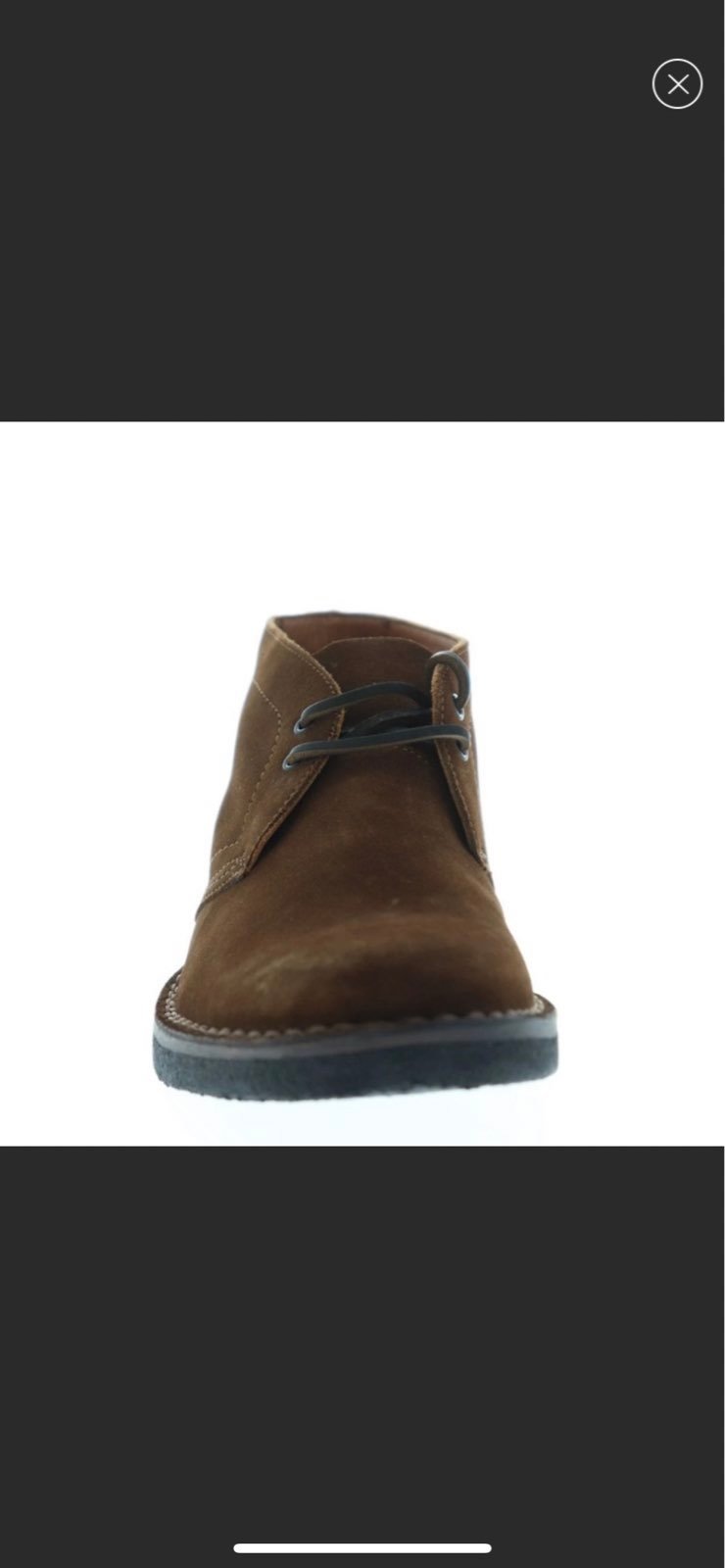 FRYE MENS BROWN SUEDE LACE UP CHUKKAS BOOTS