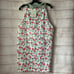 Martha Stewart Mushroom Print Apron Adjustable Halter and Tie Waist Pockets OS
