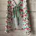 Martha Stewart Mushroom Print Apron Adjustable Halter and Tie Waist Pockets OS