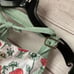 Martha Stewart Mushroom Print Apron Adjustable Halter and Tie Waist Pockets OS