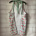 Martha Stewart Mushroom Print Apron Adjustable Halter and Tie Waist Pockets OS