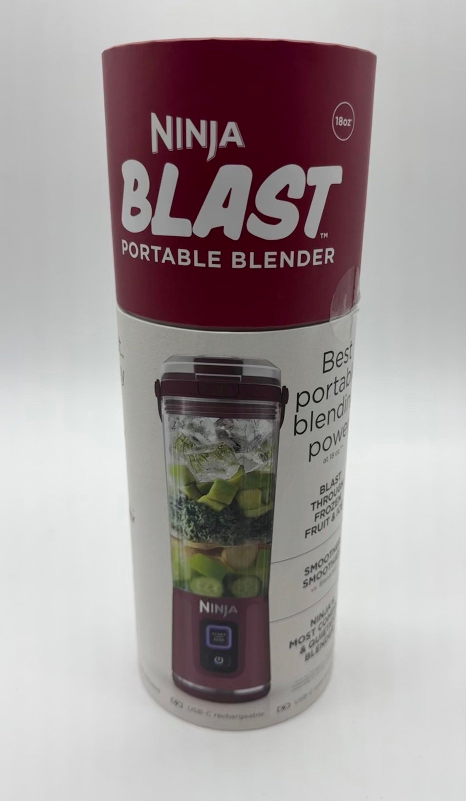 Ninja Blast Portable Blender Cordless,18oz Vessel Personal Blender-for Smoothies