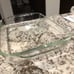 PYREX CLEAR GLASS CASSEROLE DISH