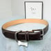 NEW COACH BROWN SMOOTH LEATHER BONE CHARM DOG PET COLLAR SIZE EXTRA LARGE 8420