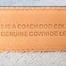NEW COACH BROWN SMOOTH LEATHER BONE CHARM DOG PET COLLAR SIZE EXTRA LARGE 8420