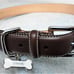 NEW COACH BROWN SMOOTH LEATHER BONE CHARM DOG PET COLLAR SIZE EXTRA LARGE 8420