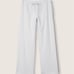 VS PINK Campus Pullover Hoodie & Boyfriend Sweatpants Set Gray Rainbow Bling XL
