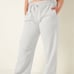 VS PINK Campus Pullover Hoodie & Boyfriend Sweatpants Set Gray Rainbow Bling XL