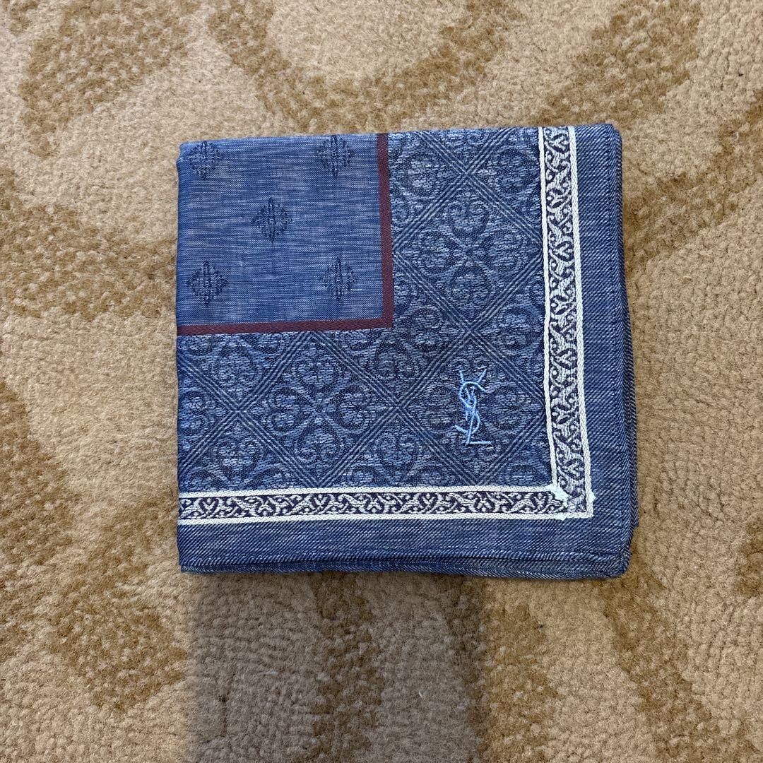 YSL Dark Blue Handkerchief