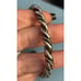 Women's heavy Vintage Sterling Silver Twisted cuff Bracelet