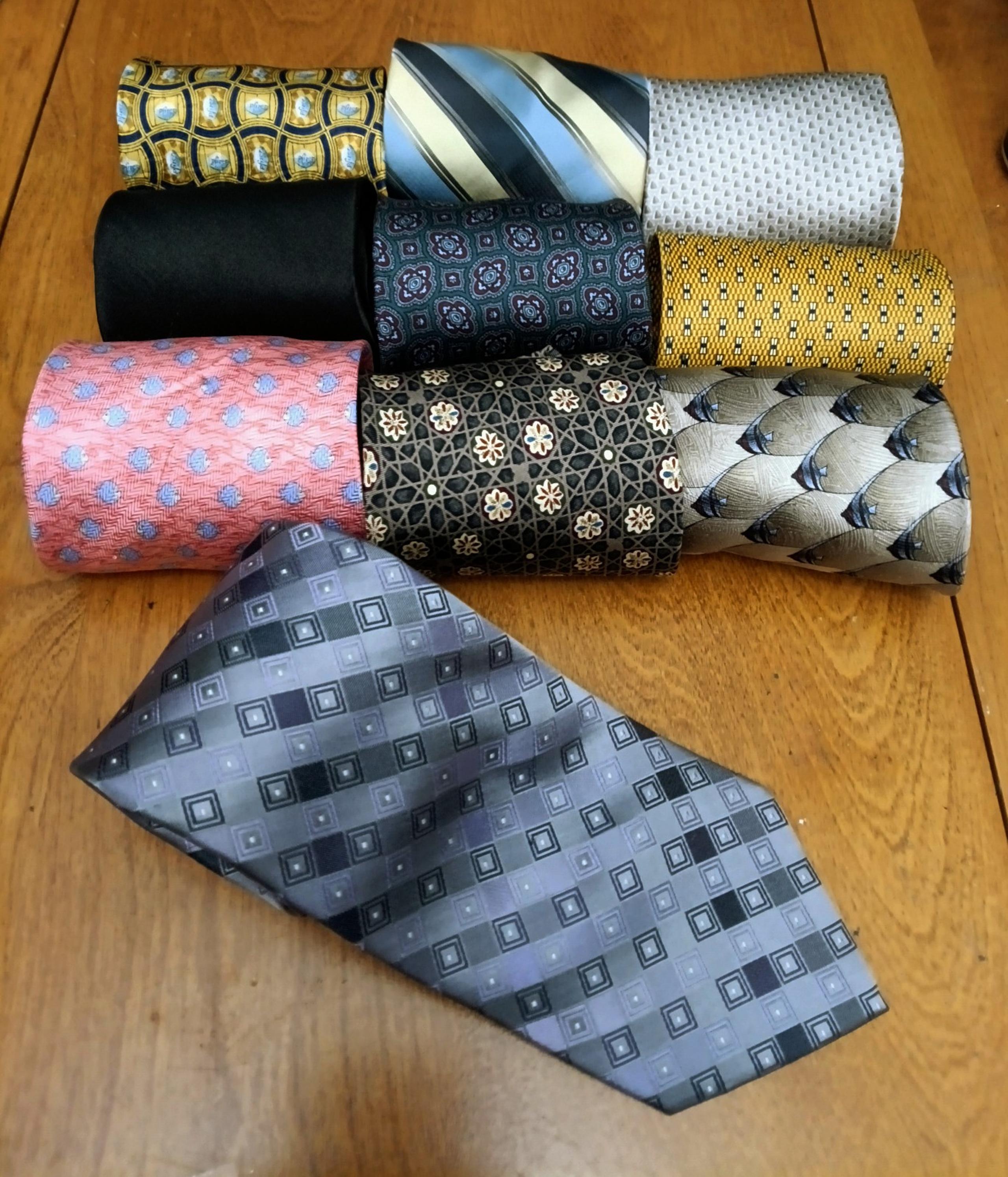 10 sophieticated 100 percent silk tie collection
