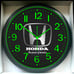 Honda Accord Civic Pilot Garage Shop Glow In The Dark Wall Clock New!