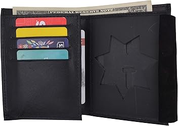 MRDP 100% Genuine Leather Bi-fold Badge...